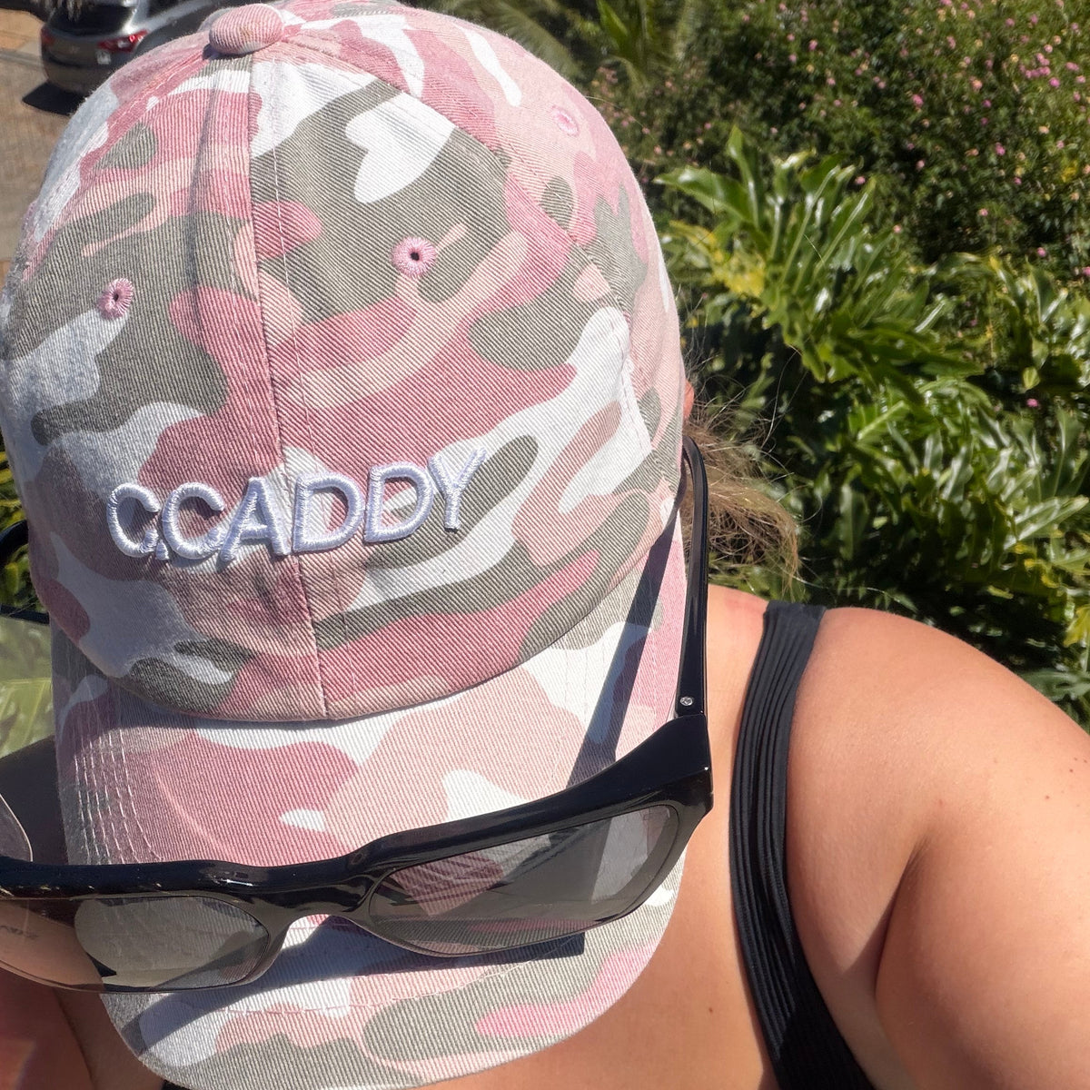 C.CADDY Pink Camo Cap